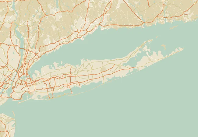 Long Island map