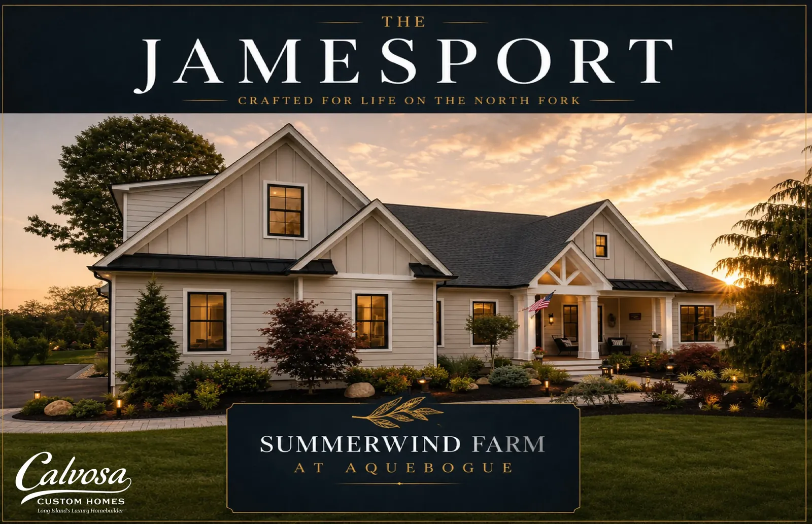 The Jamesport home and plan overview