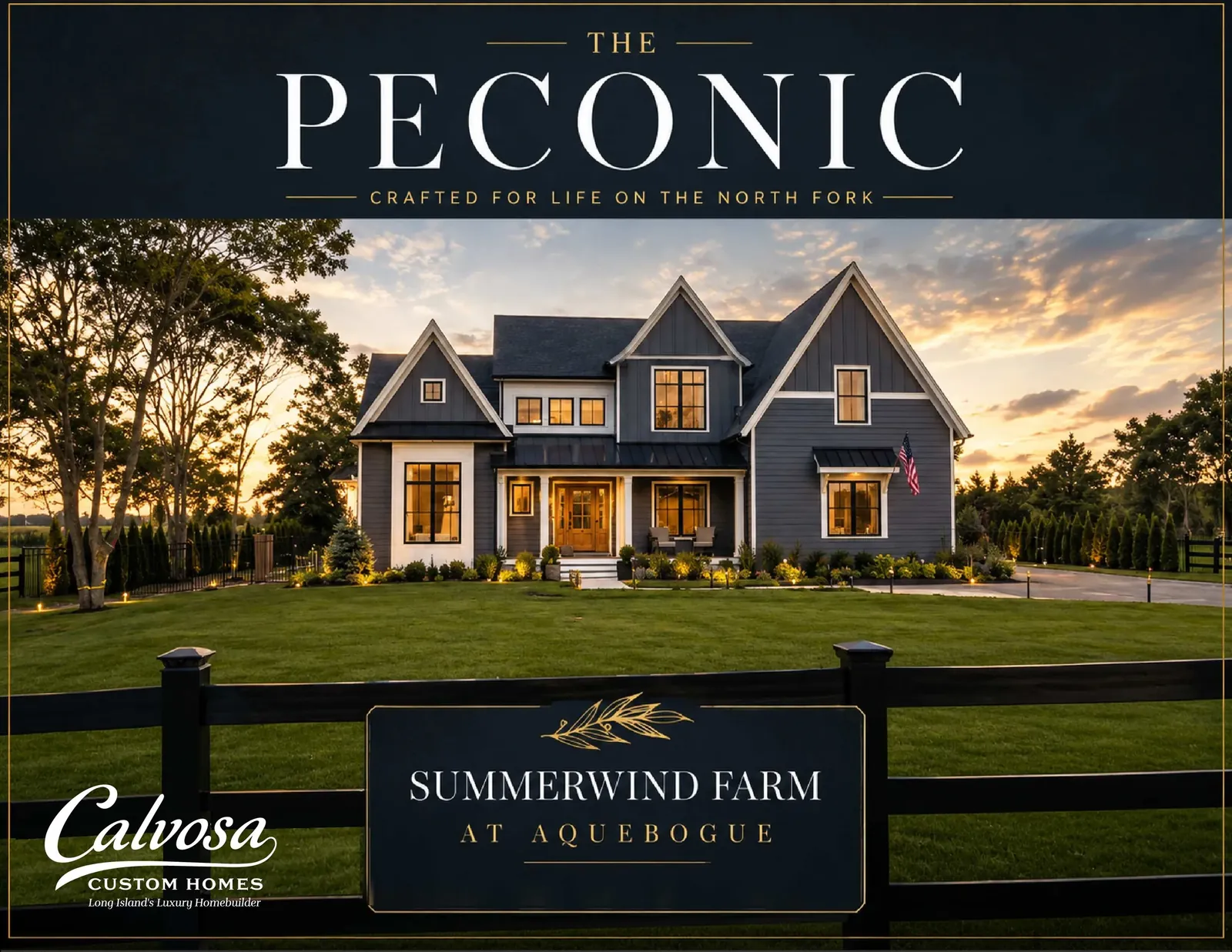 The Peconic home and plan overview